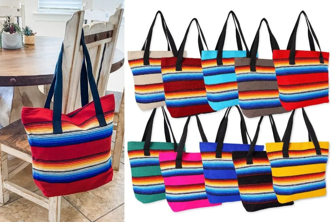 10 Colorful Serape Tote Bags! Only $13.00 ea.!