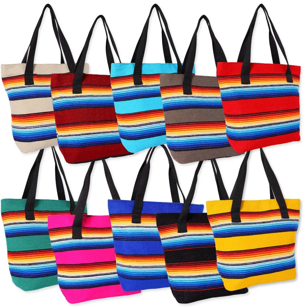 10 Colorful Serape Tote Bags! Only $13.00 ea.!