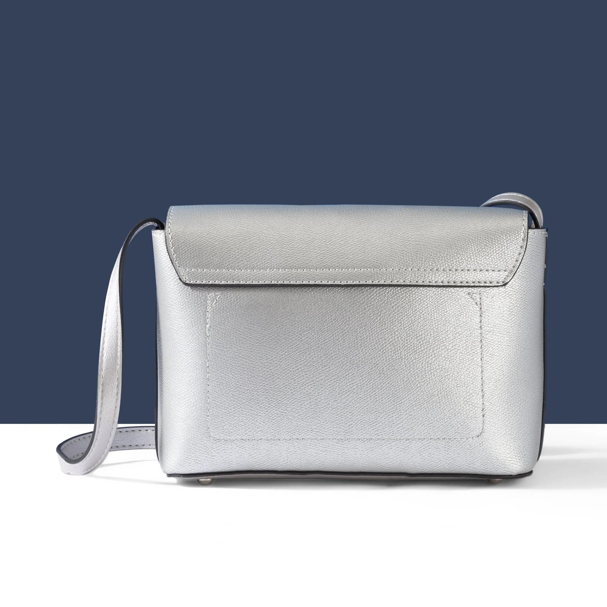 Accessorize London Women's Silver Leo Sling Bag