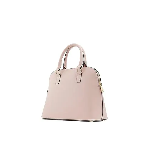 ALDO womens Galilini ALDO Women's Galilini Dome Satchel Handbag, Light Pink, M, Minimal