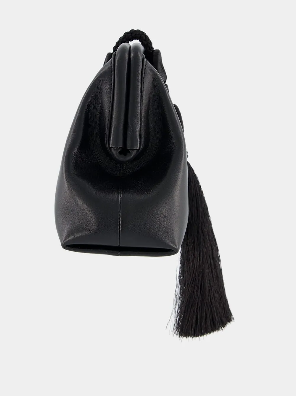 Alessa Black Tassel Pouch Bag