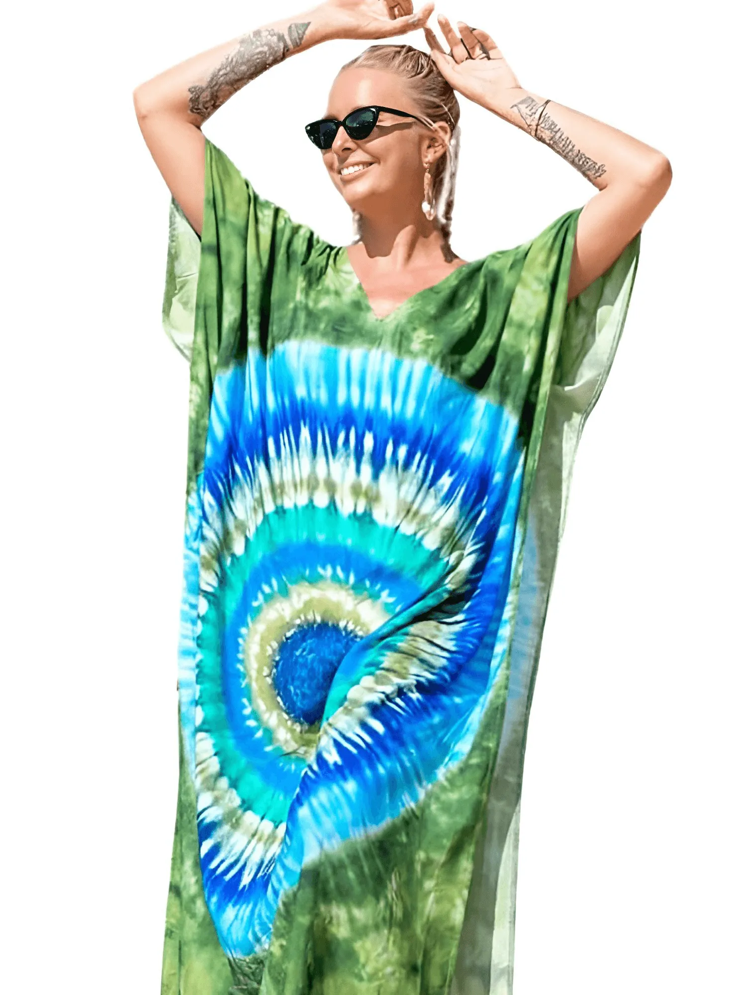 Bohemian V-Neck Batwing Sleeve Caftan For Women - 39 Styles!