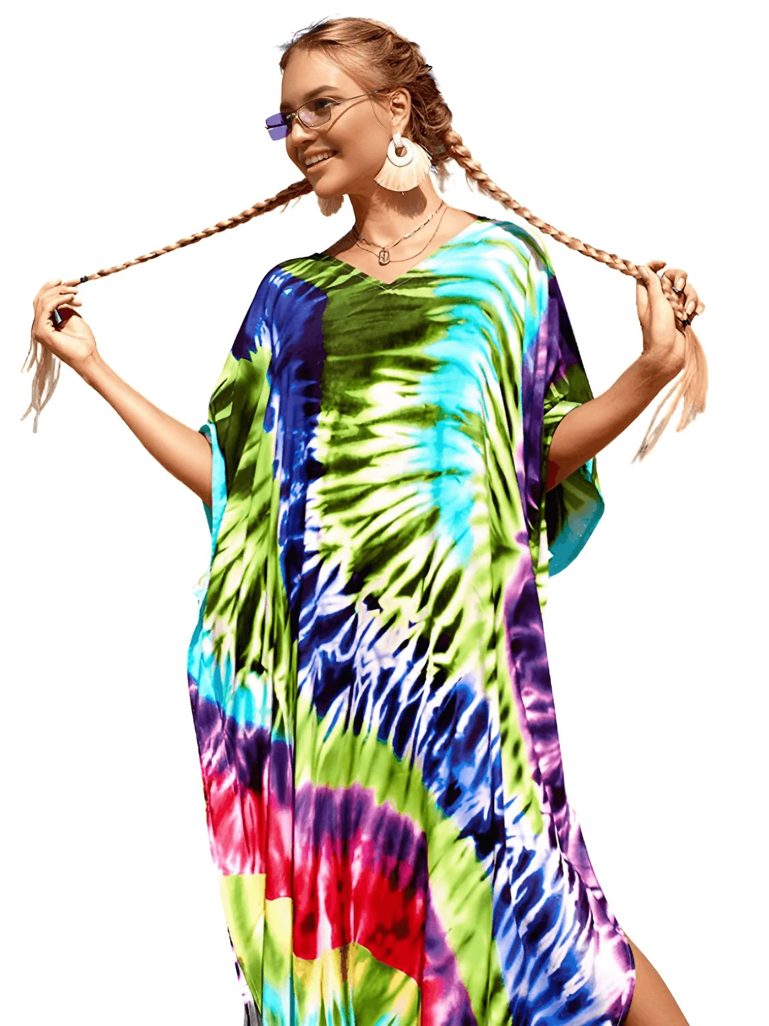 Bohemian V-Neck Batwing Sleeve Caftan For Women - 39 Styles!