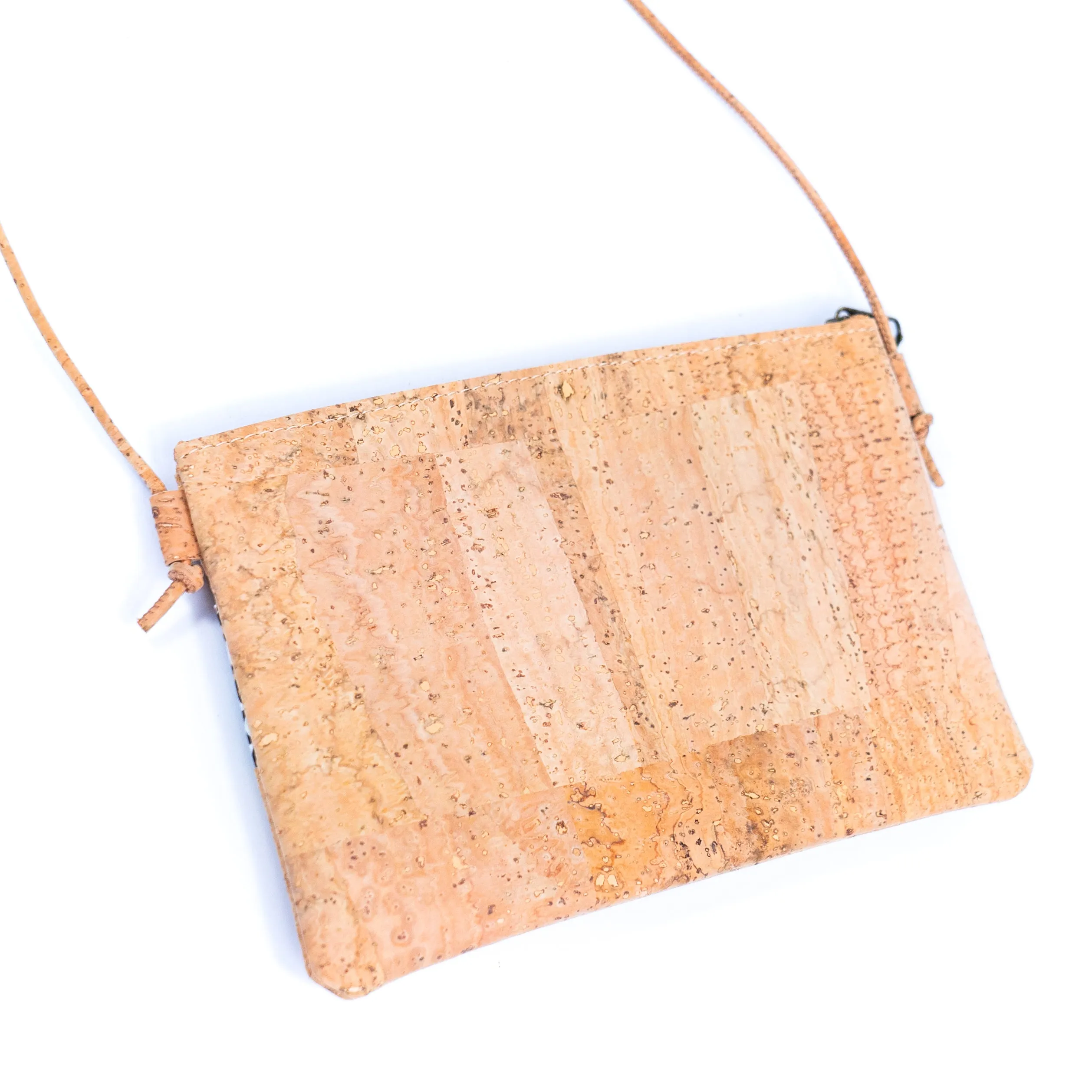 Boho-Chic Cork Cell Phone Pouch with Geometric Accents BAGP-260 (5units）