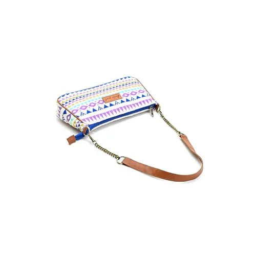 Boho Girl Women Multicolor Shoulder Bag along with Inner Zipper Pocket