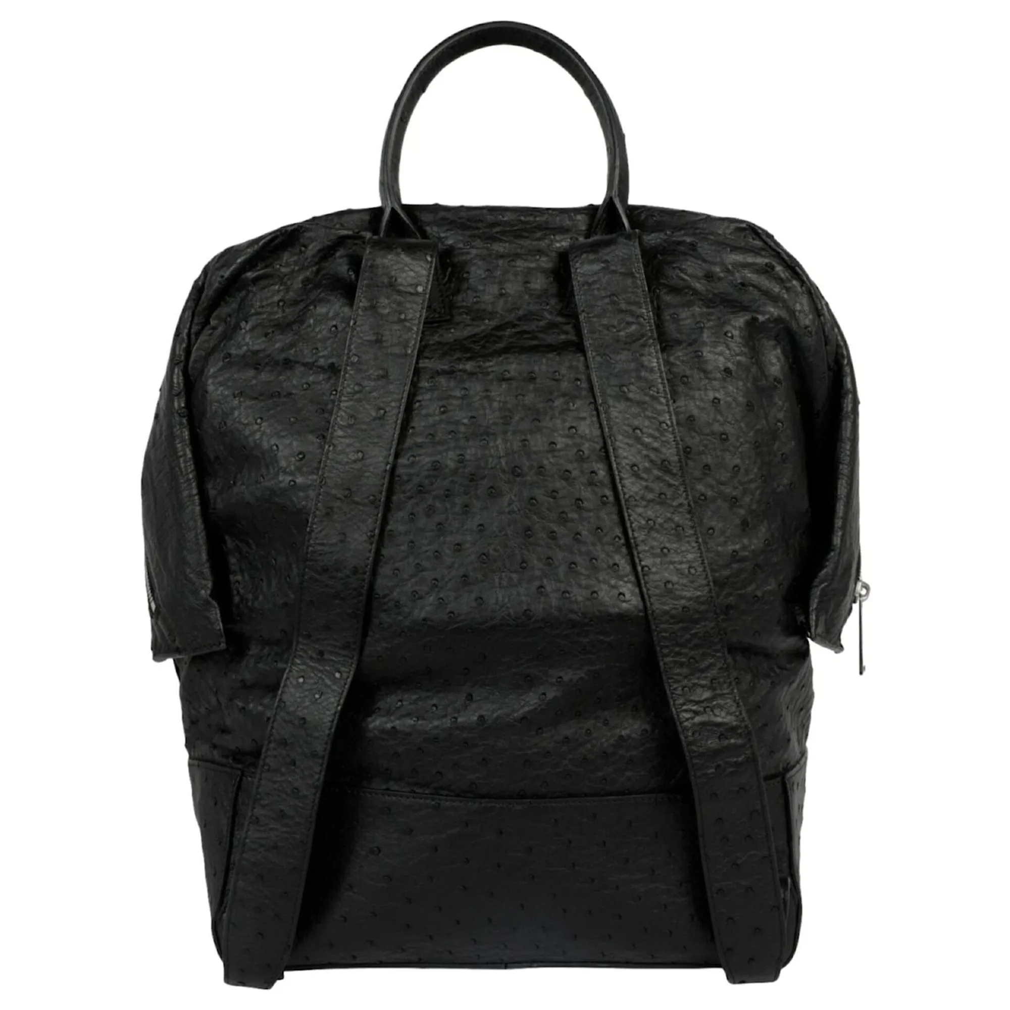 Bottega Veneta Ostrich Leather Outlet Backpack