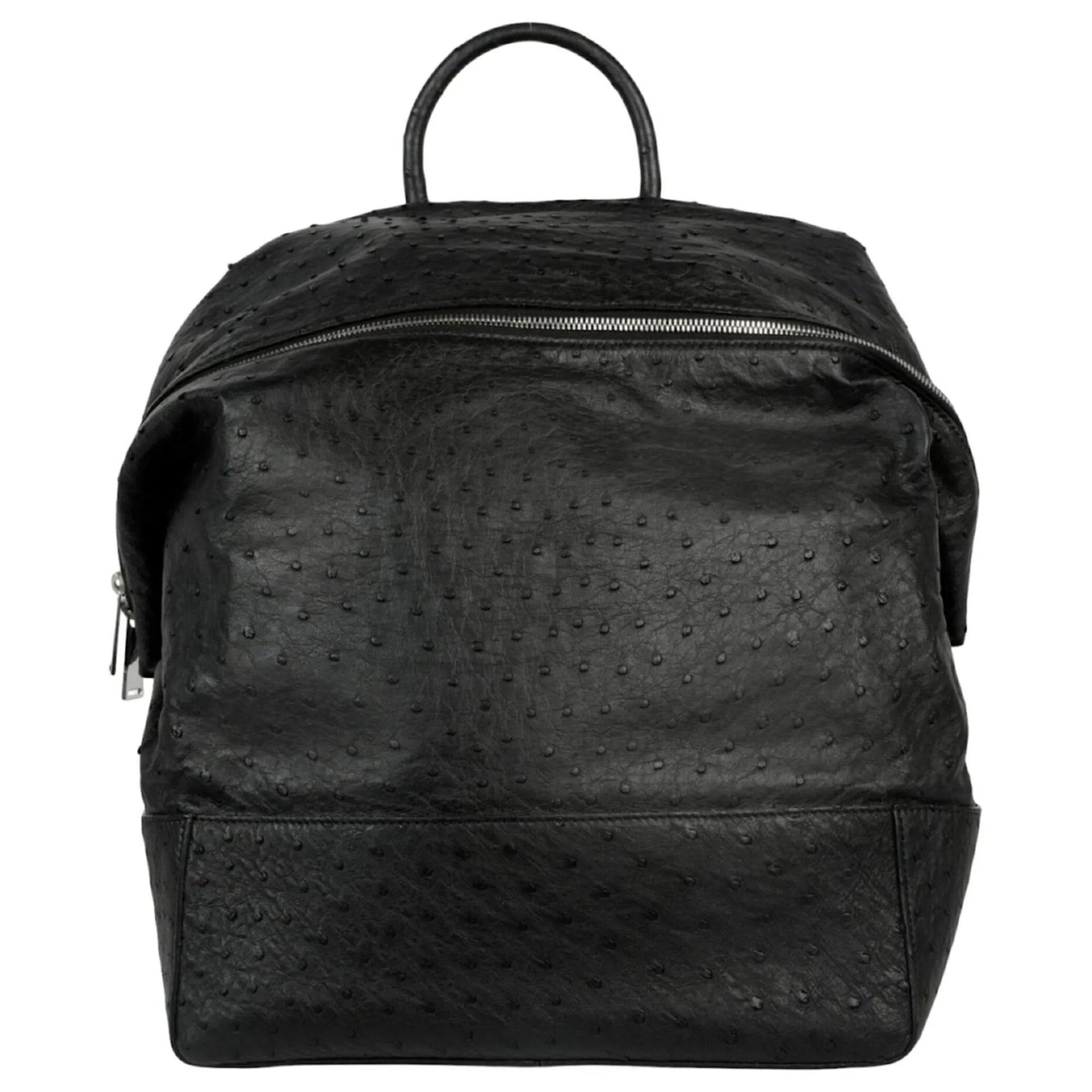 Bottega Veneta Ostrich Leather Outlet Backpack