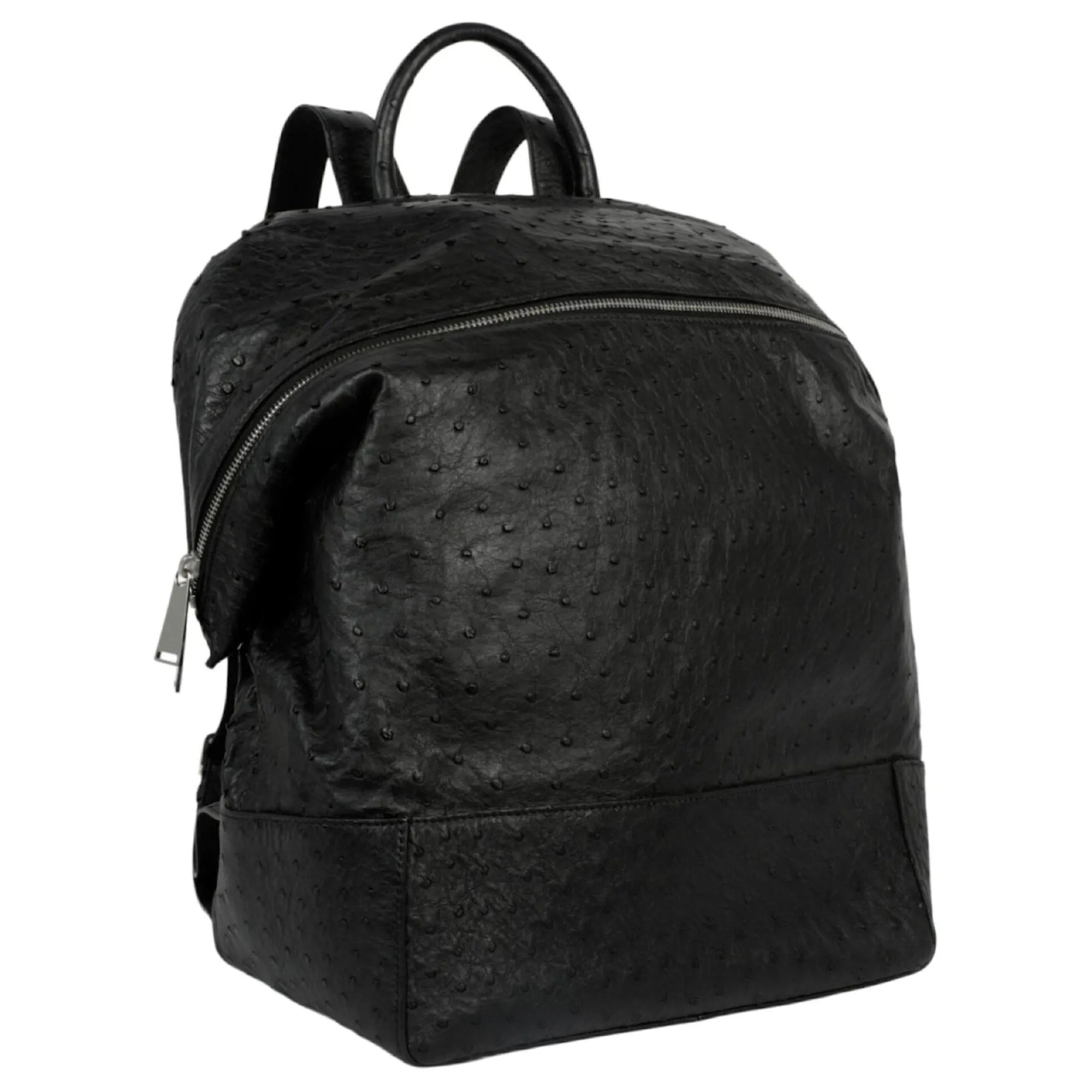 Bottega Veneta Ostrich Leather Outlet Backpack