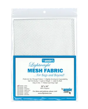 BY ANNIE - MESH FABRIC - LIGHTWEIGHT - White