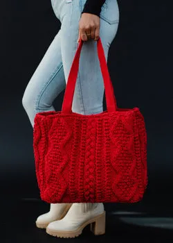 Cable Knit Tote *Multiple Colors Available*