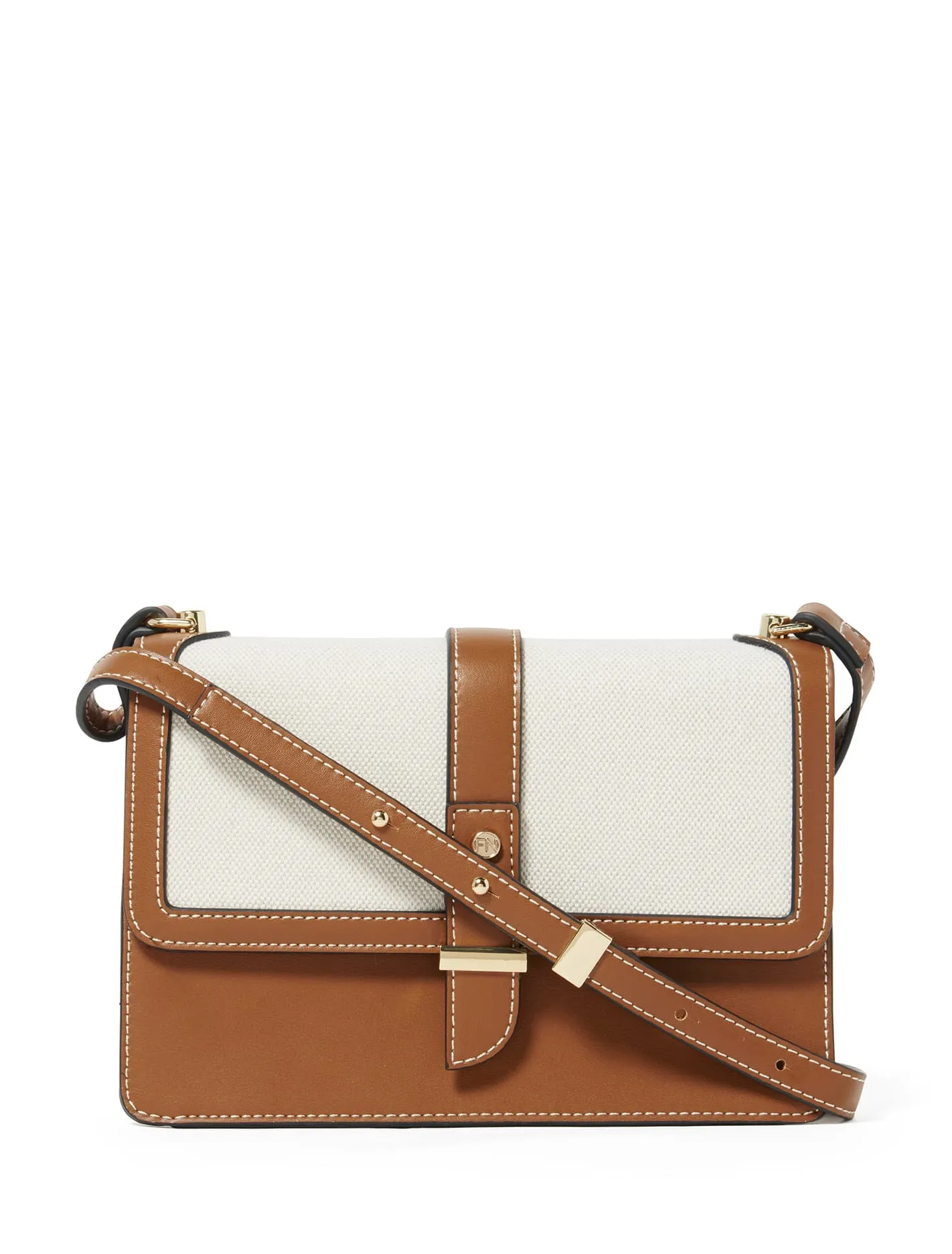 Callie Buckle Detail Crossbody  Bag