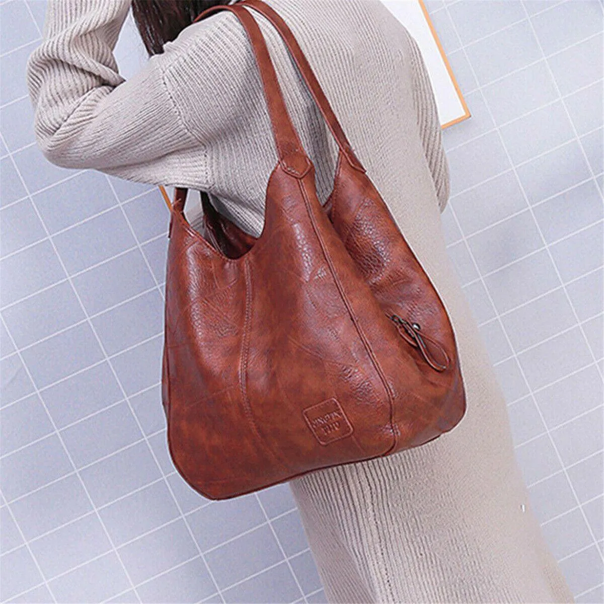 Casual PU Leather Tote