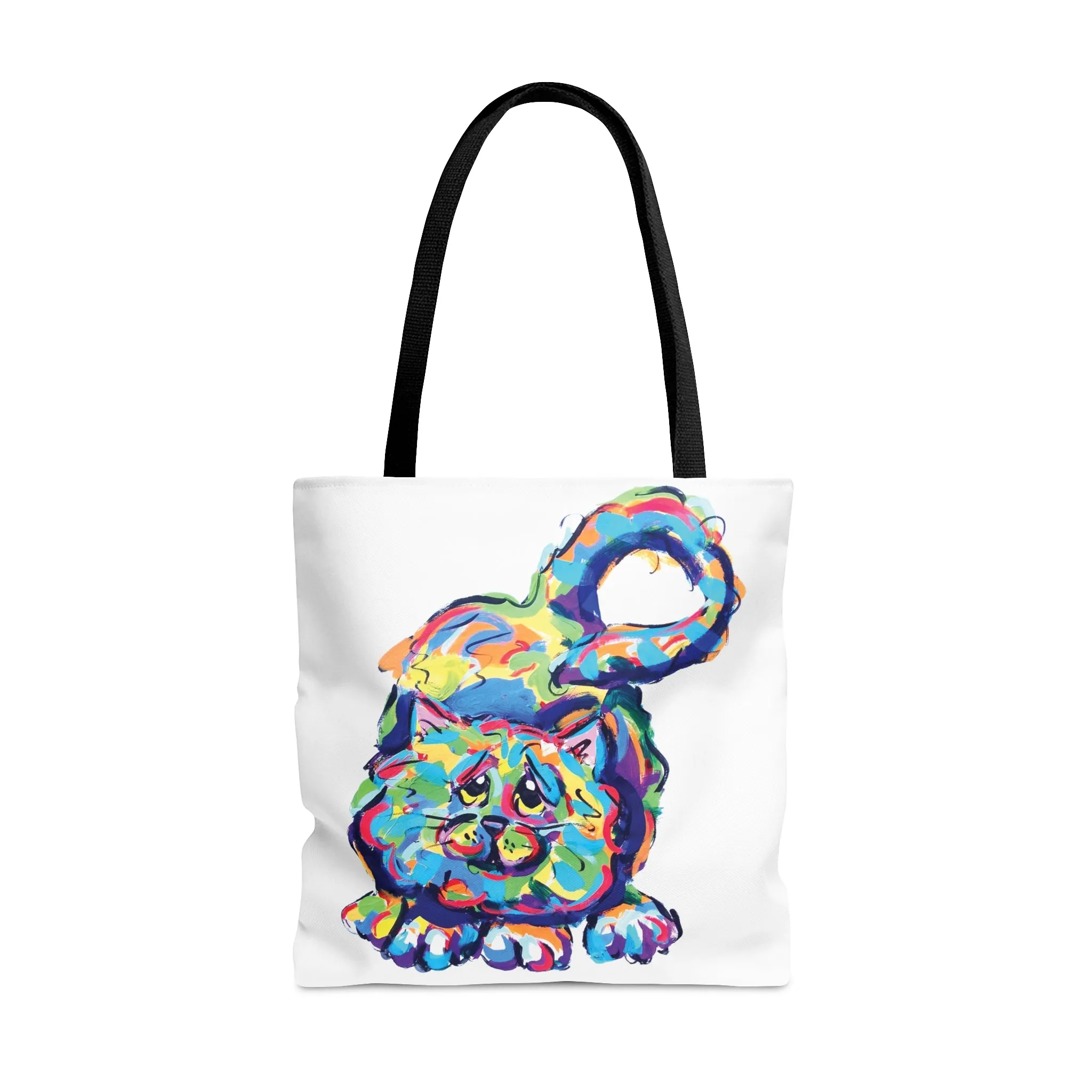 Debby Carman's Vibrant Cat Tote – Three Sizes!