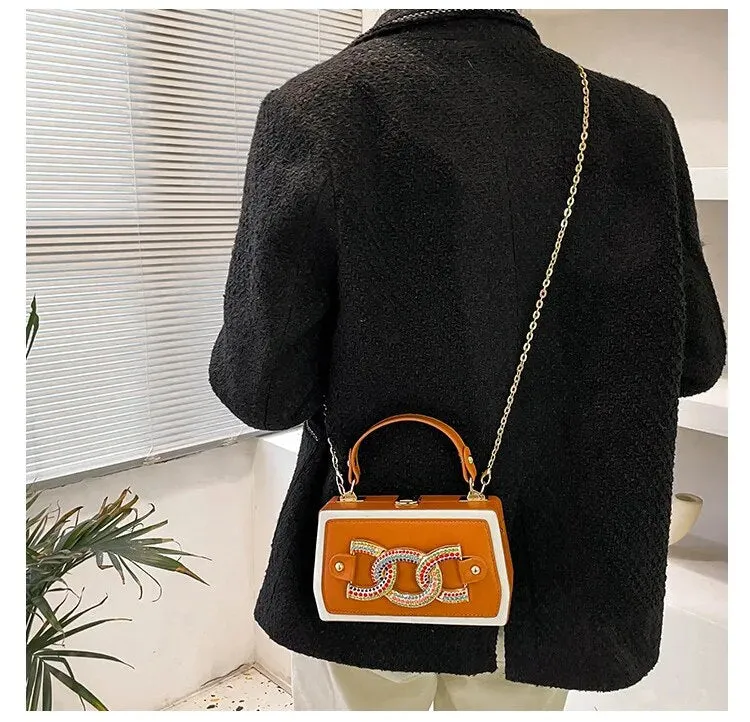 Diamond Box Handbags/Sling Bags