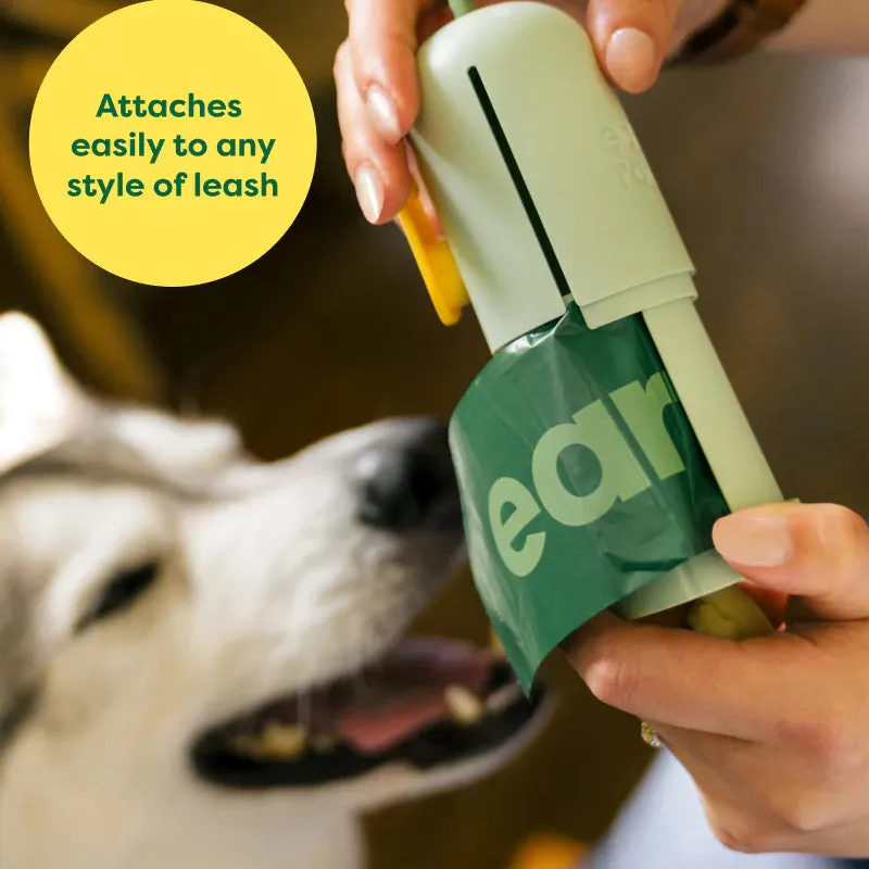 Earth Rated Poop Bag Dispenser with 15 Unscented Bags