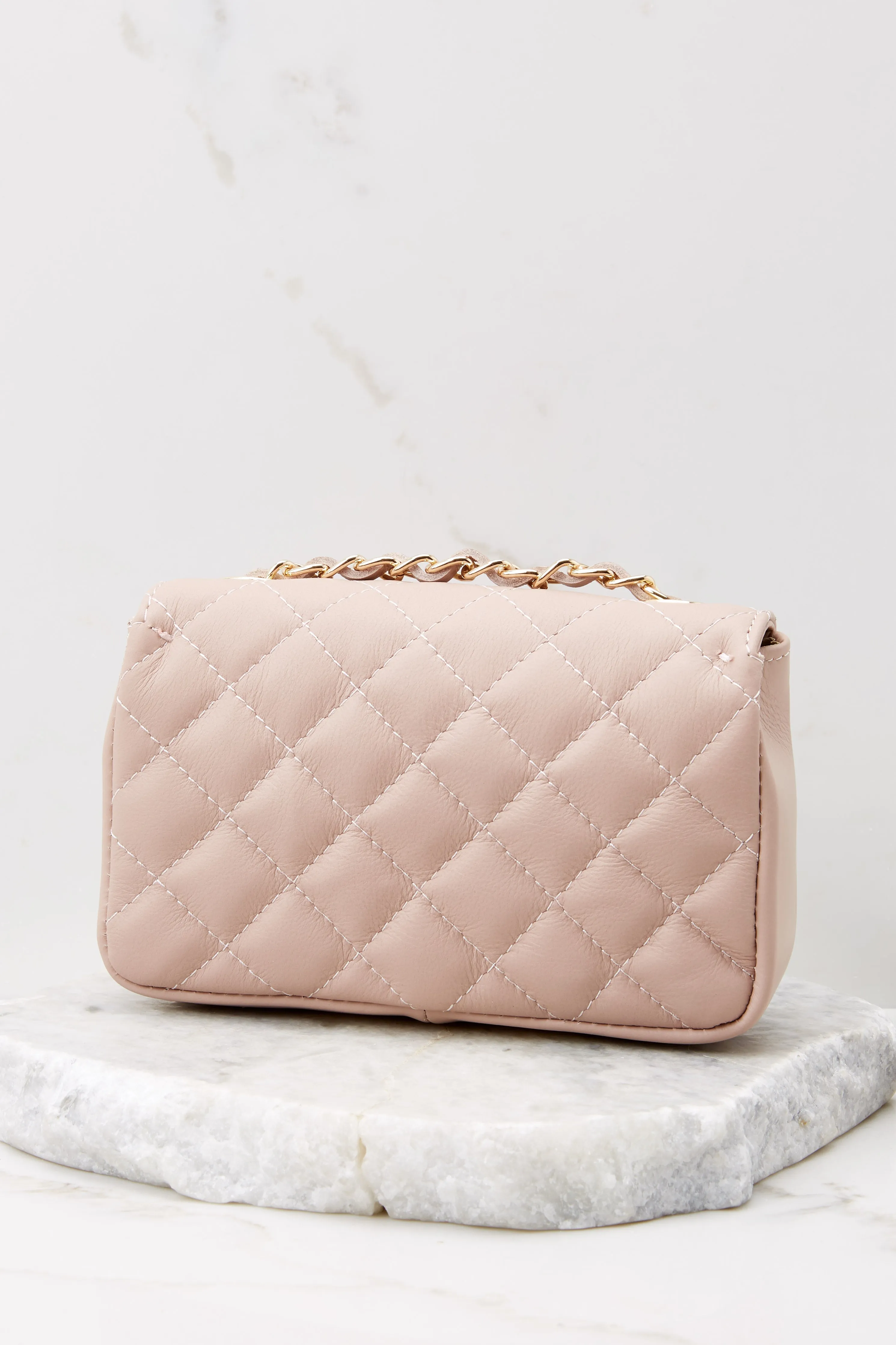 Easy Street Blush Leather Bag