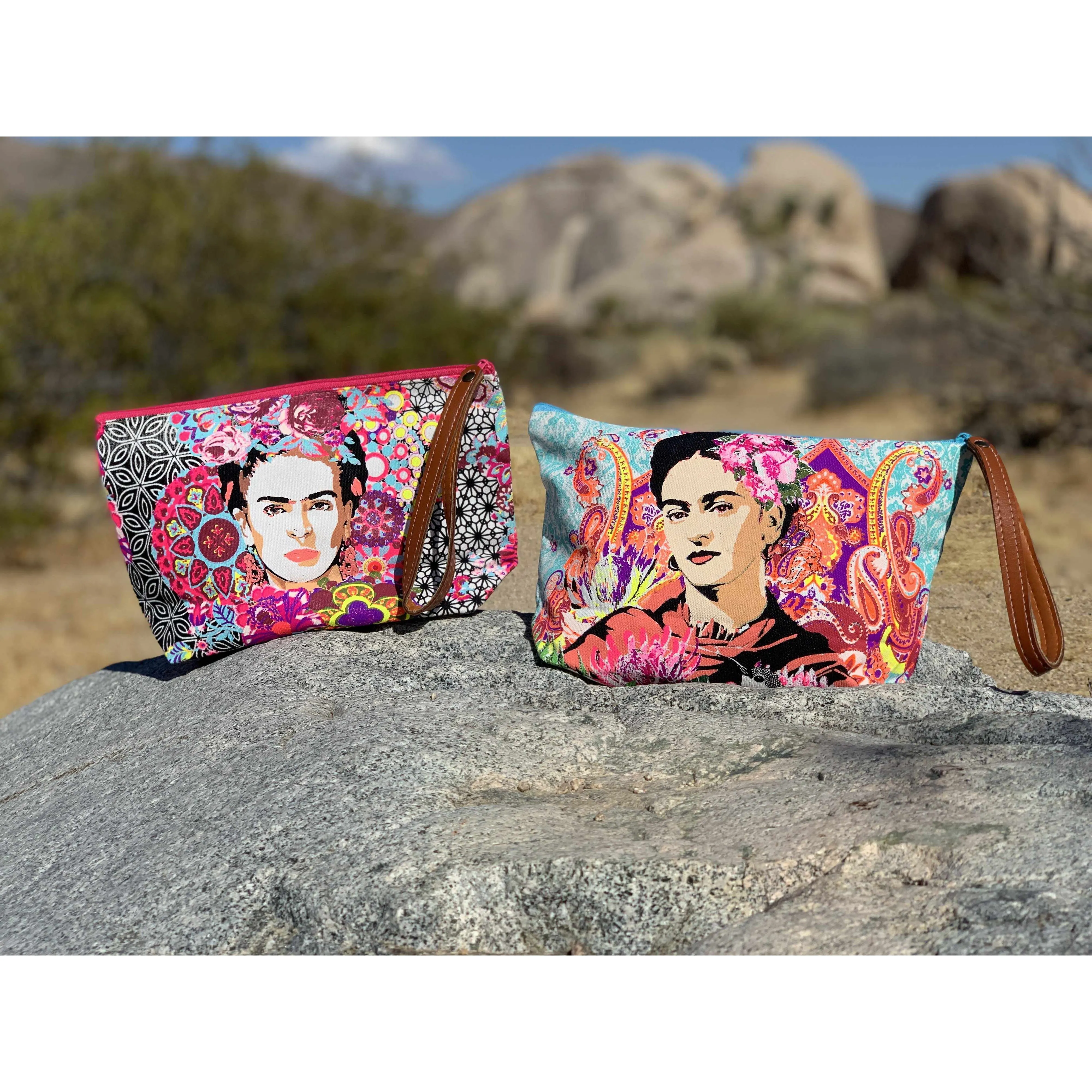 Frida Kahlo Printed Boho Wristlet - Thailand