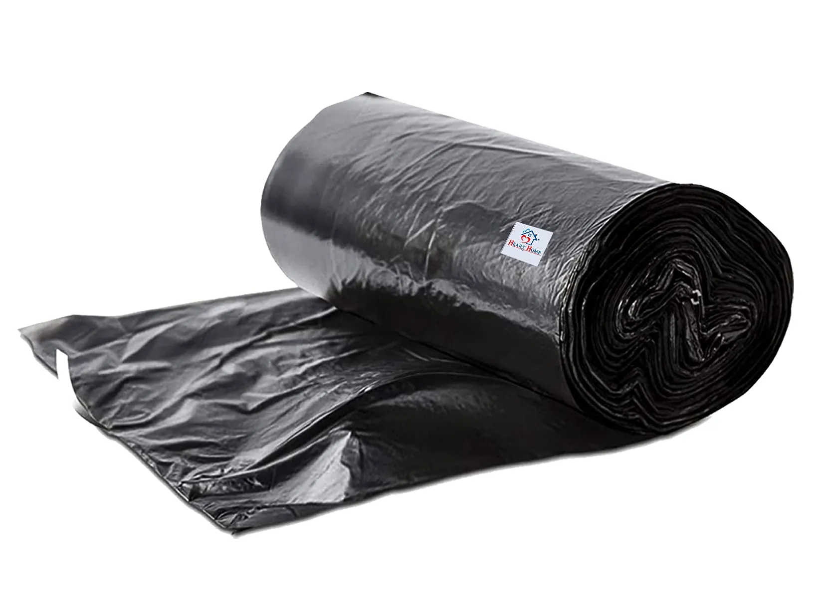 Heart Home (Small Eco - Friendly Dustbin Bags - (270 piece) Leakproof | Odour Free | Strong Garbage Bags - For Trash And Waste - Dustbin Covers For Kitchen And Pantry (19 x 17 Inches) (Black, plastic)