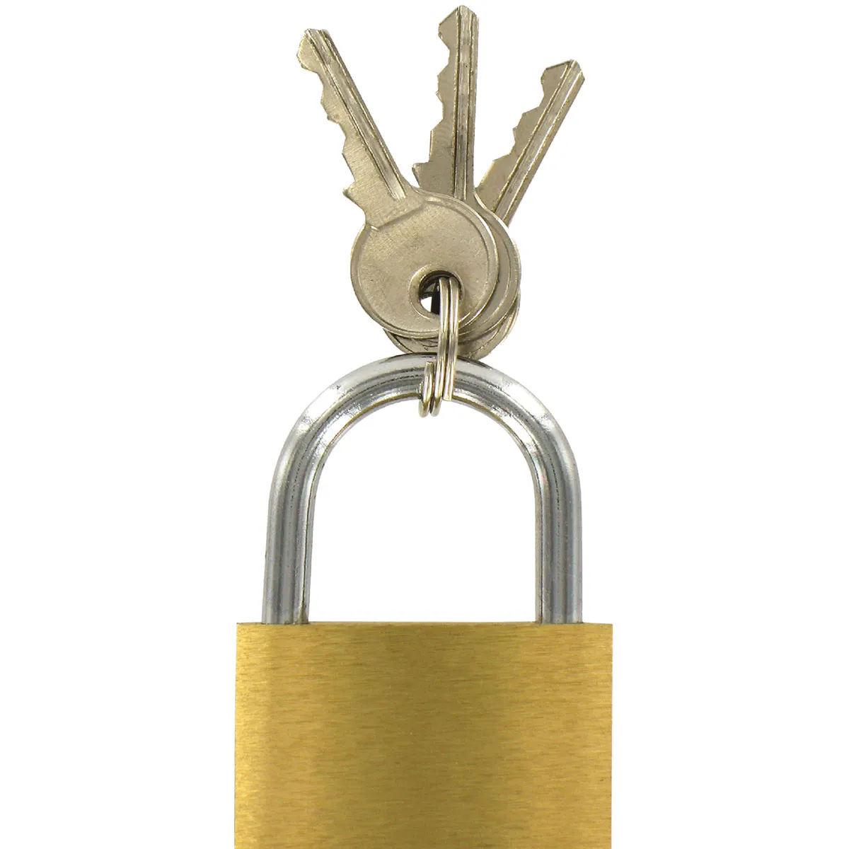 Highlander 38mm Brass Padlock with 3 Keys