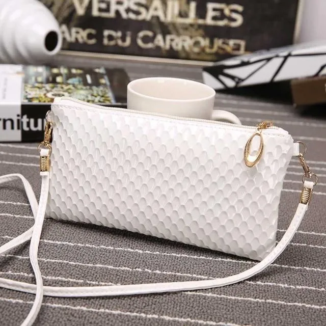 Hot Sale Women Leather Bag Fold Cover Shoulder Crossbody Bag Envelope Bolsas Wholesale