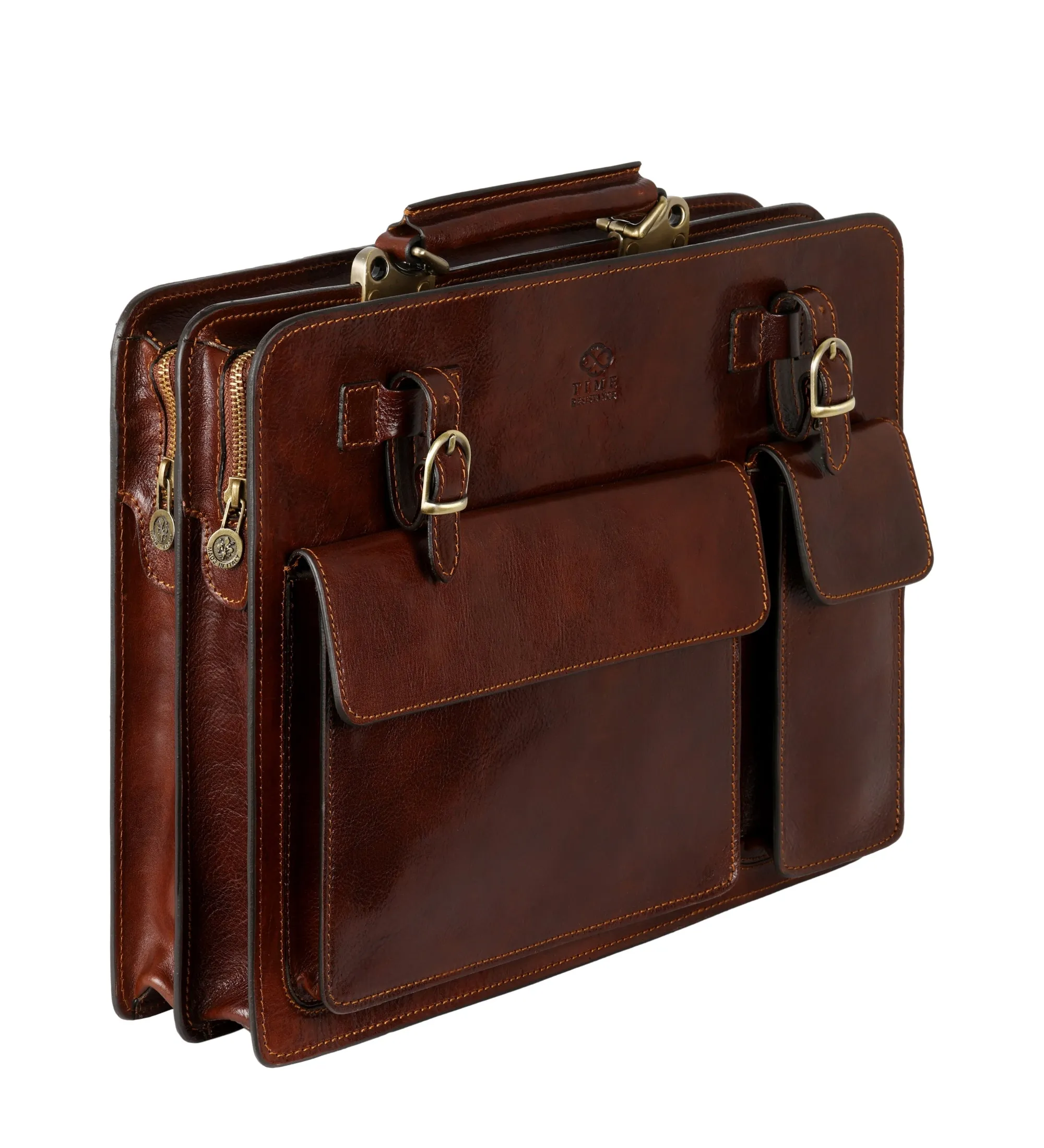 Leather Satchel Bag Briefcase - The Prophet