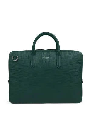 Lightweight slim briefcase in Forest