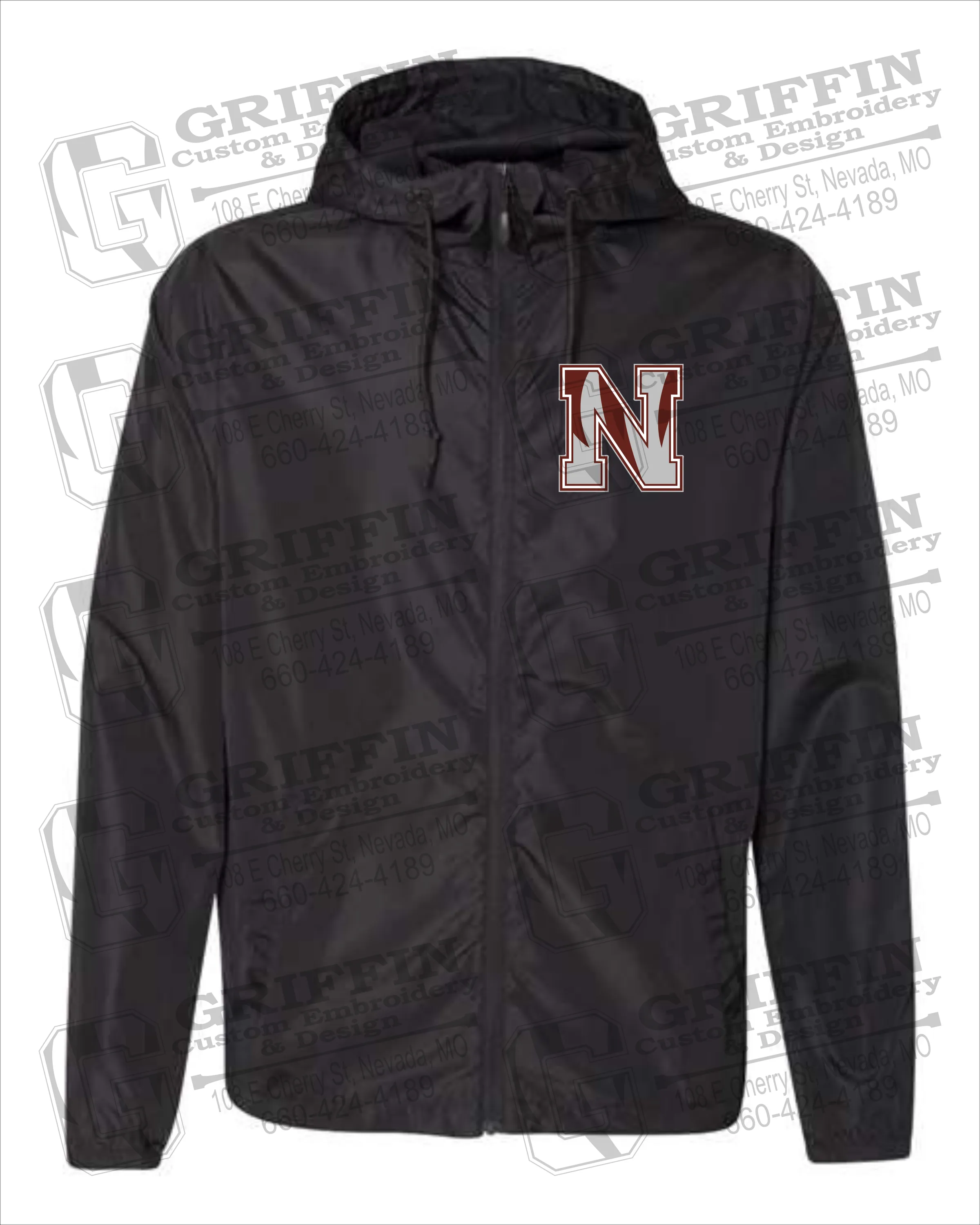 Lightweight Windbreaker - Nevada Tigers N Logo