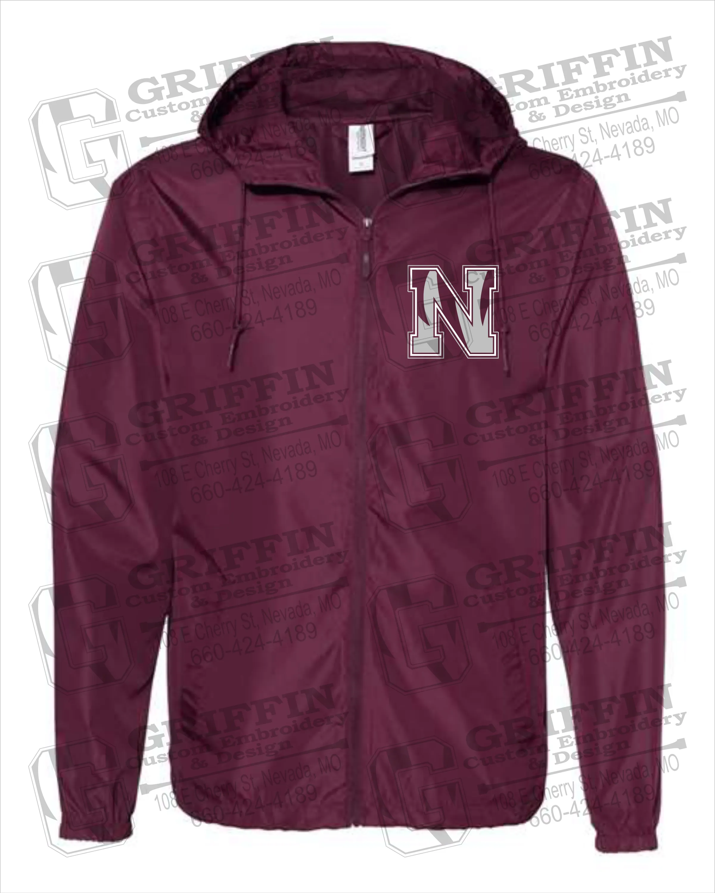 Lightweight Windbreaker - Nevada Tigers N Logo