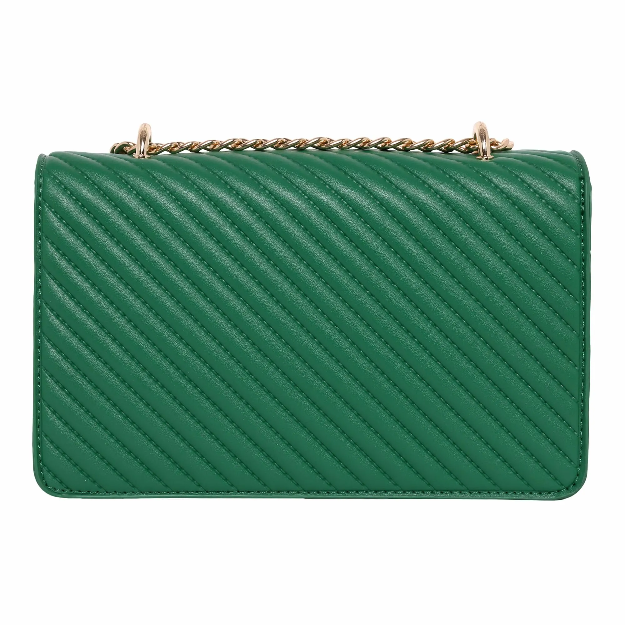 Lino Perros Quilted Green Shoulder Bag