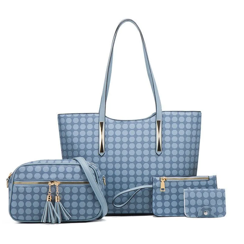 LovelyRLovely Polka Dot Four-piece Bag Set