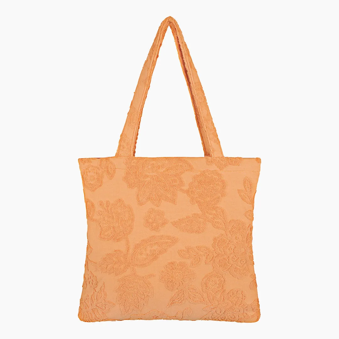 Lucia Tangelo Towelling Tote Bag