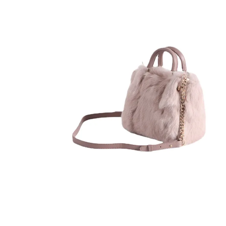 Luxury Women's Real Fur Shoulder Bag For Banquet