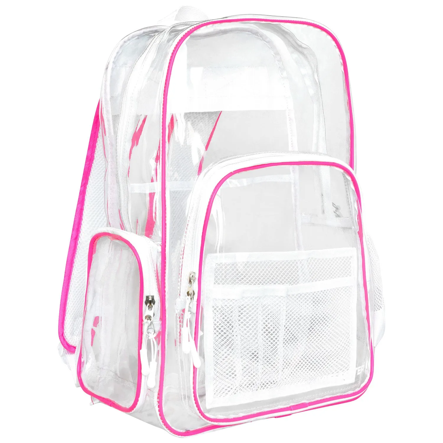 Meister All-Access Clear Backpack - Pink / White