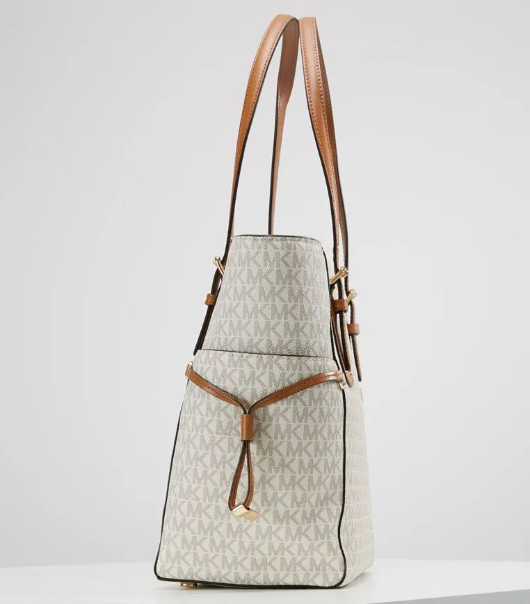 Michael Kors Voyager Signature Tote, Vanilla