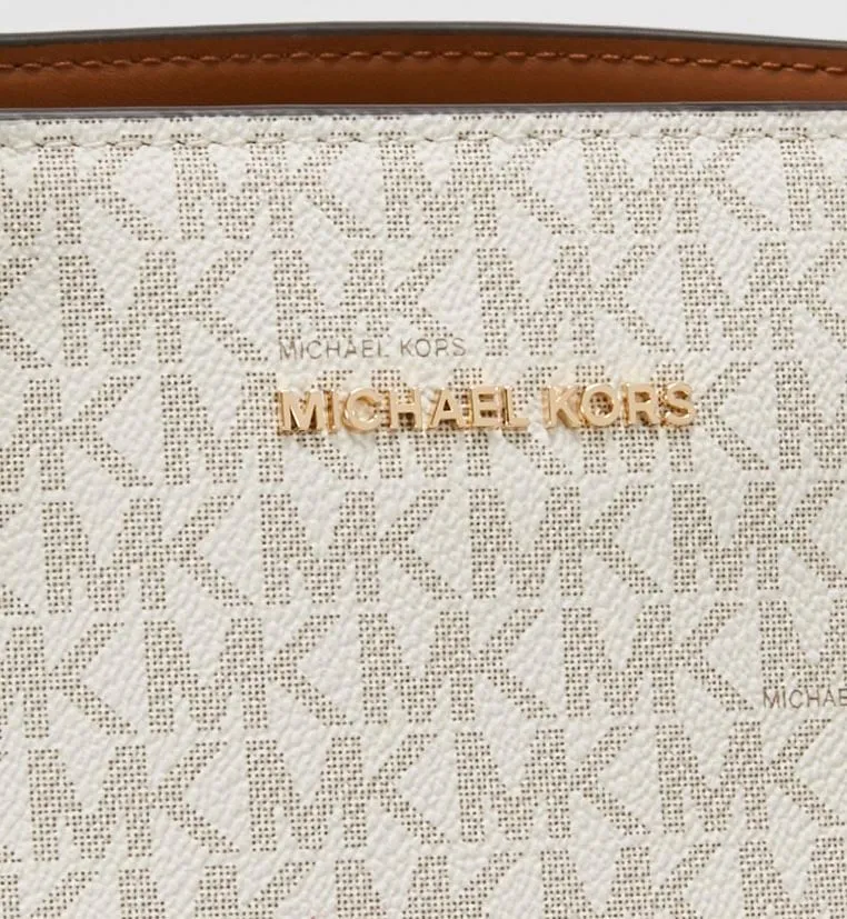 Michael Kors Voyager Signature Tote, Vanilla