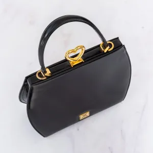 Moschino Black Leather Bag