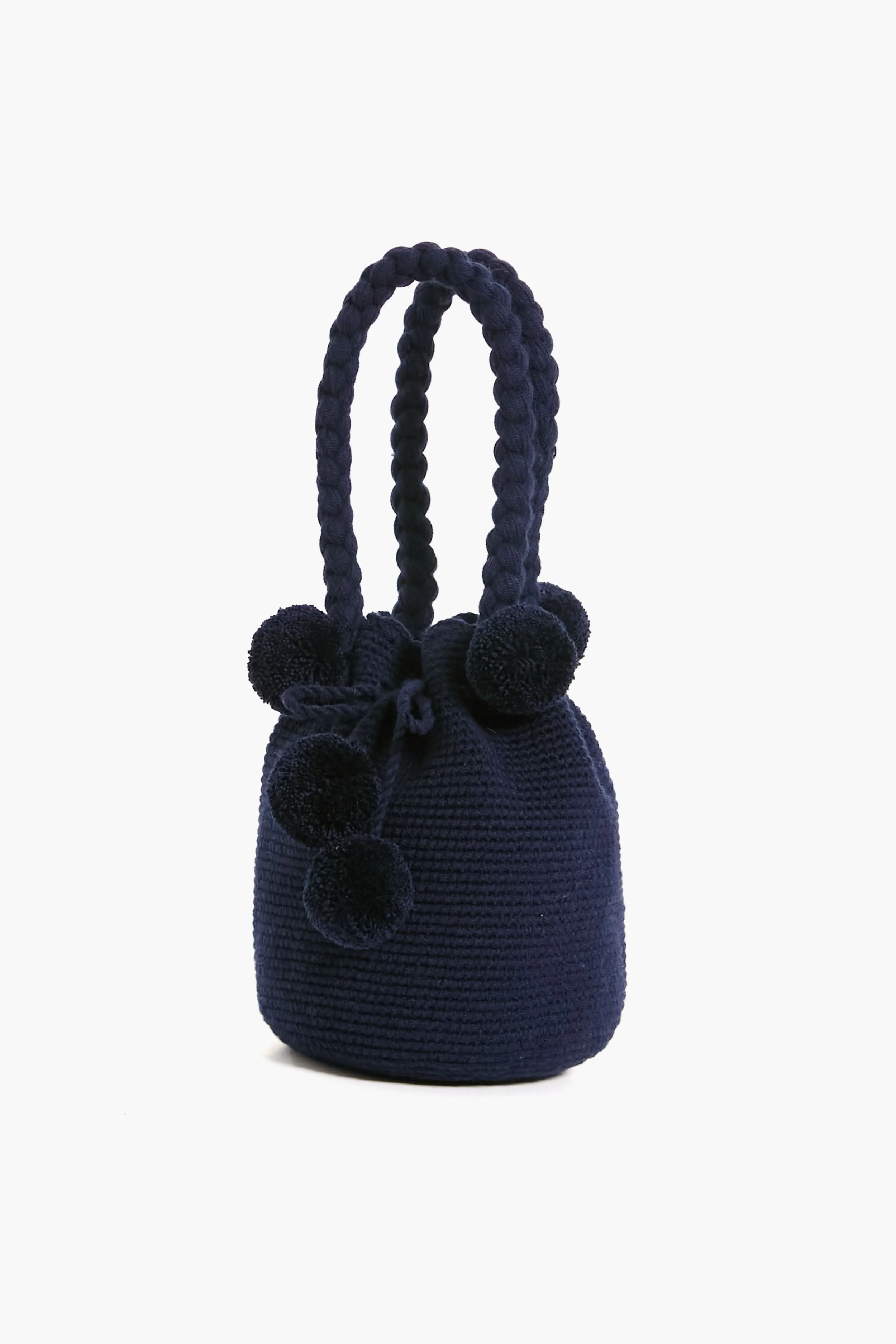 Navy Mini Tassel Bag