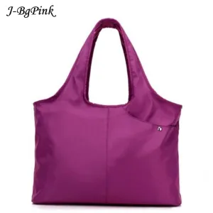 On sales casual fashion ladies large capacity handbag waterproof nylon bag shopping bag women shoulder bag Casual Bolsa