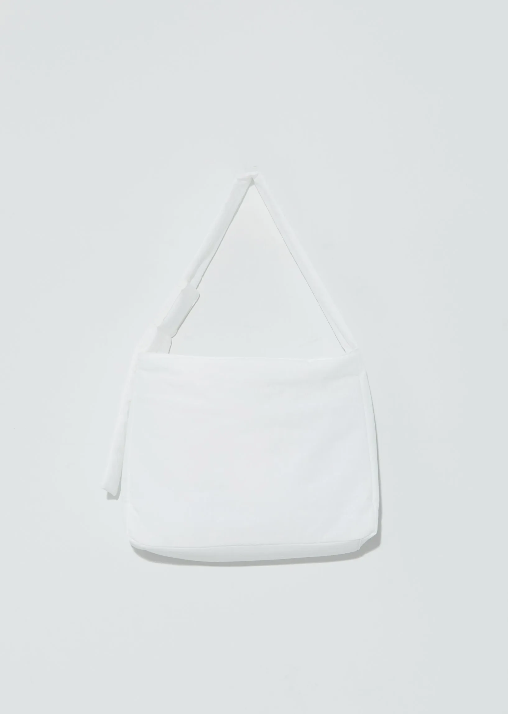 Padded Shoulder Bag — White