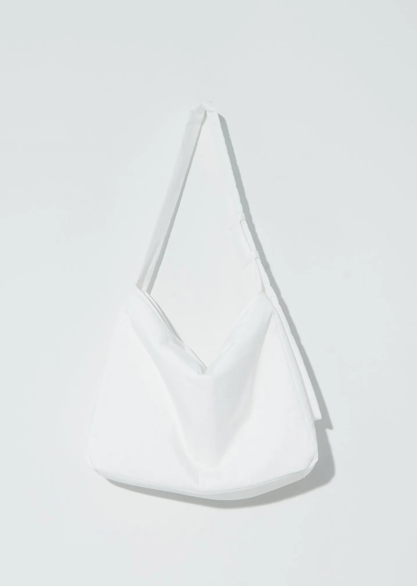 Padded Shoulder Bag — White