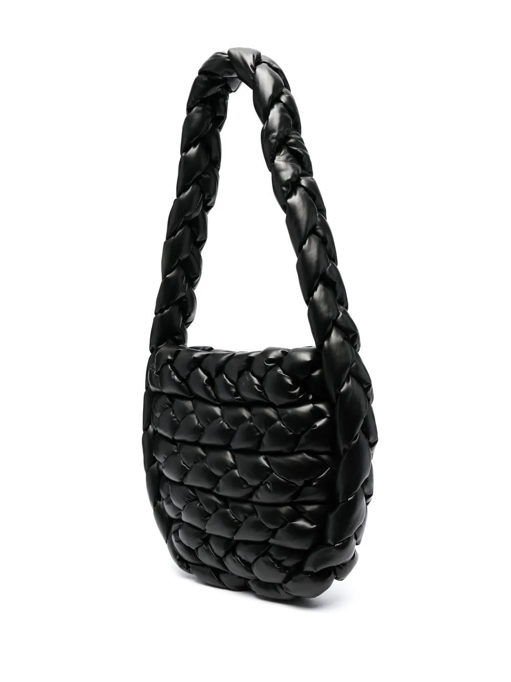 PERNILLE BRAIDED MESSENGER BAG BLK