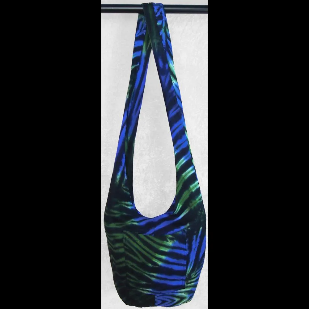 Polychromatic Tie-Dye Boho Shoulder Bag