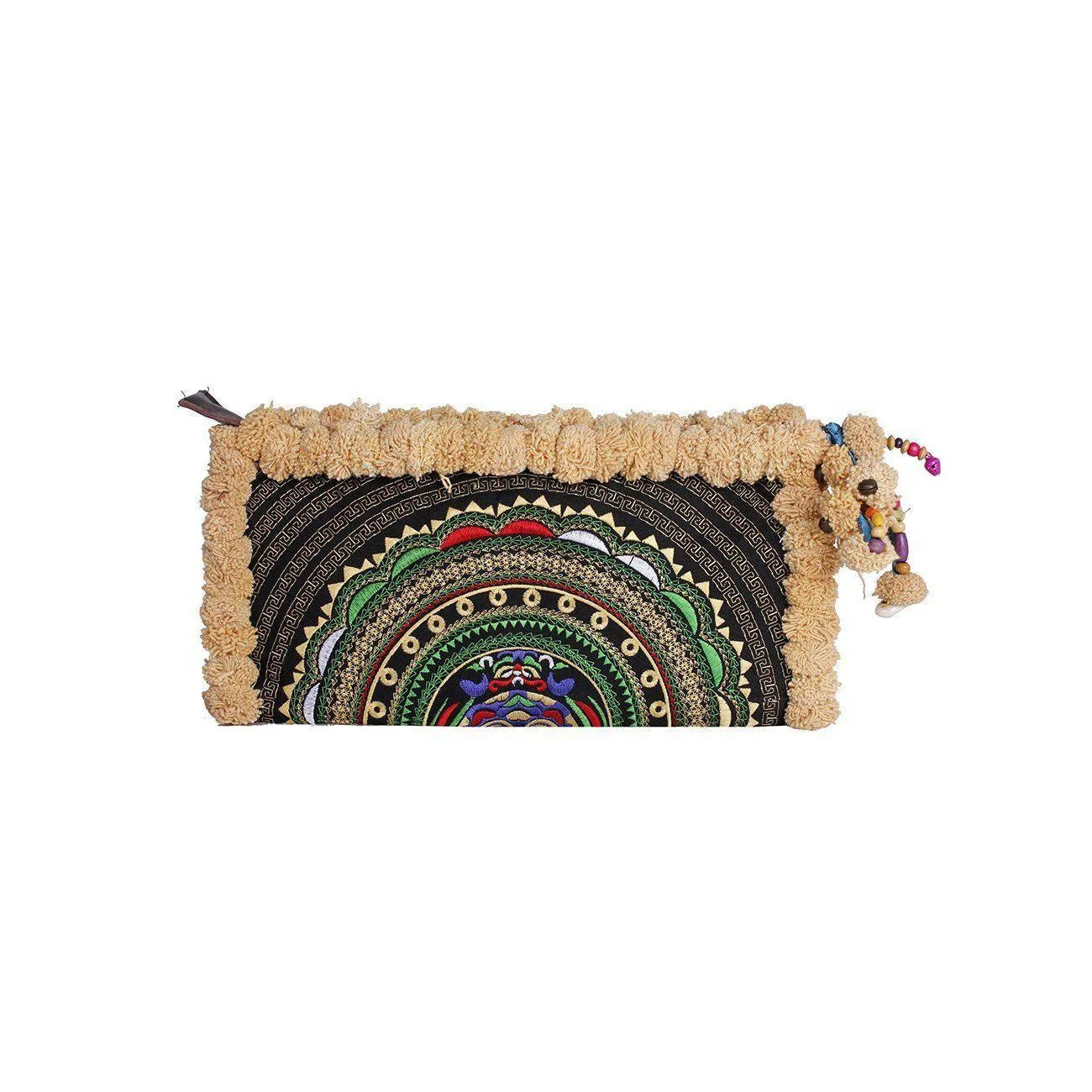 Pom Pom Boho Clutch - Thailand