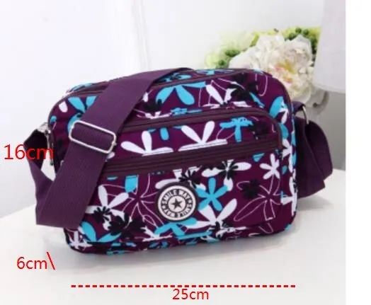 Purpdrank - Fashion Women Messenger Bags New Vinatge Flower Printing Women Bag Mummy Casual Shoulder Bags Female small Wallet