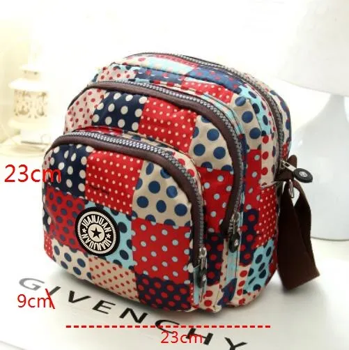 Purpdrank - Fashion Women Messenger Bags New Vinatge Flower Printing Women Bag Mummy Casual Shoulder Bags Female small Wallet