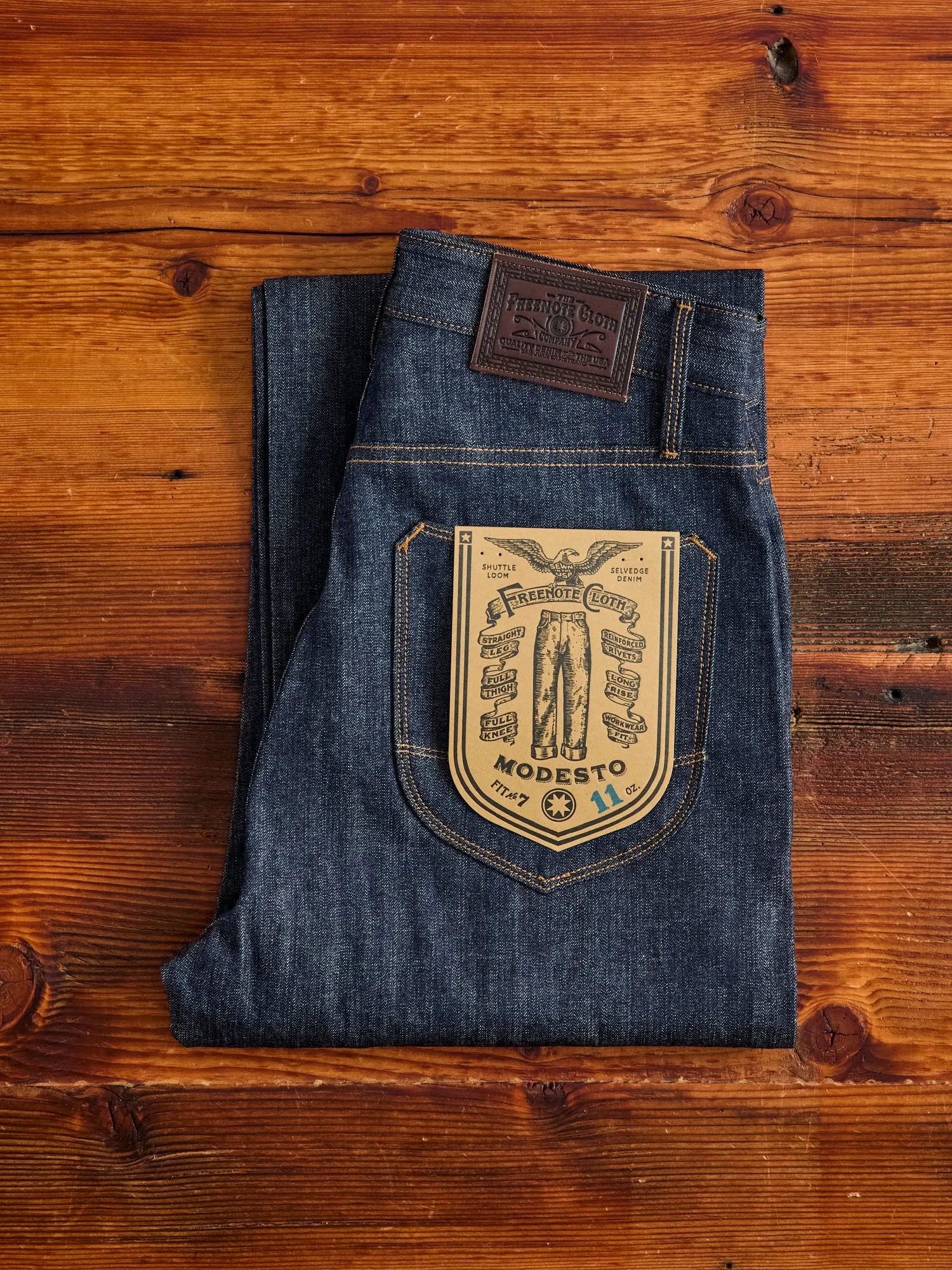 "Modesto" 11oz Selvedge Denim - Straight Fit