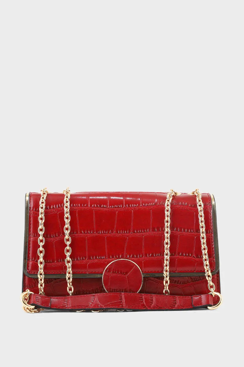 Satchel Shoulder Bags B15122-Red