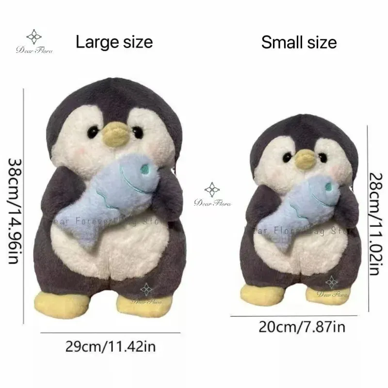 Sohiwoo Cute Plush Penguin Backpacks Women Cartoon Fun Shoulder Bag New Trendy Personalized Girl Fashion Knapsack Kawaii Animal Rucksack