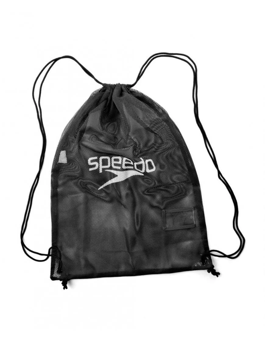 Speedo Lightweight Large Capacity Durable Drawstring Swimming Mesh Bag