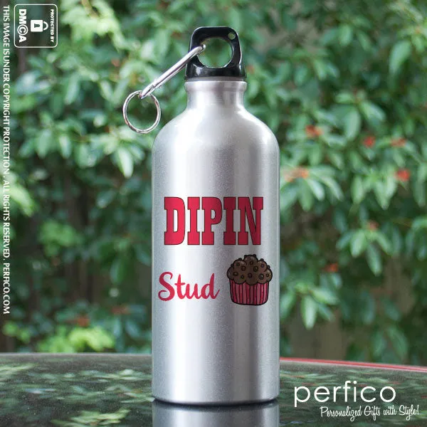 Stud Muffin © Personalized Water Bottle for Boyfriend